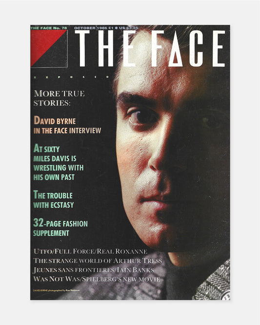 The Face Magazine October 1986 (Vol. 2 - #78 - David Byrne)