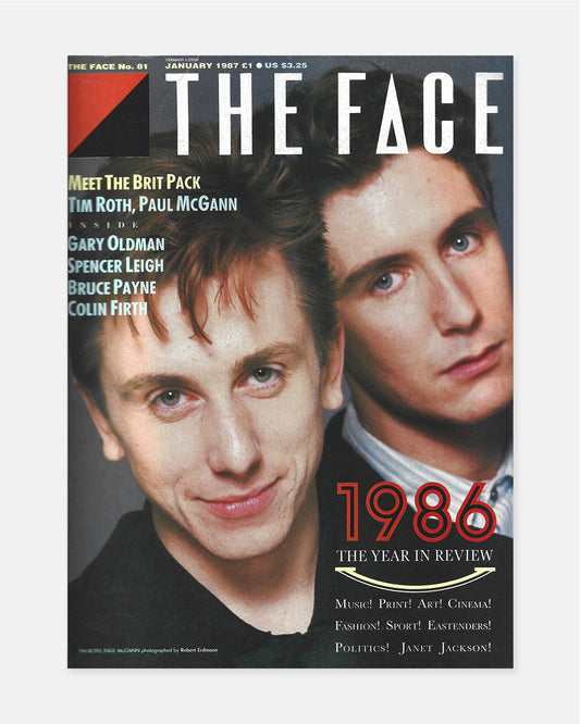 The Face Magazine January 1987 (Vol. 1 - #81 - Tim Roth & Paul McGann)