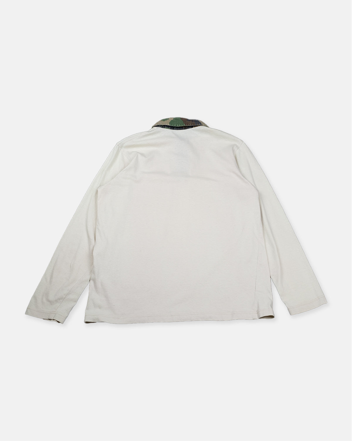 Stüssy Outdoor White/Camo Rugby Shirt