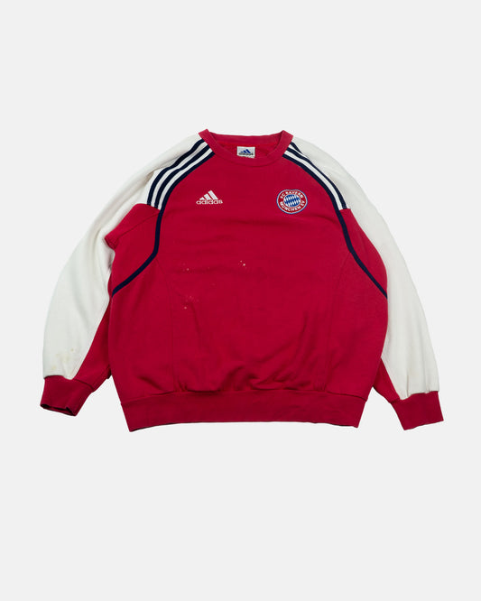 Adidas Bayern Munich Red/White Sweatshirt