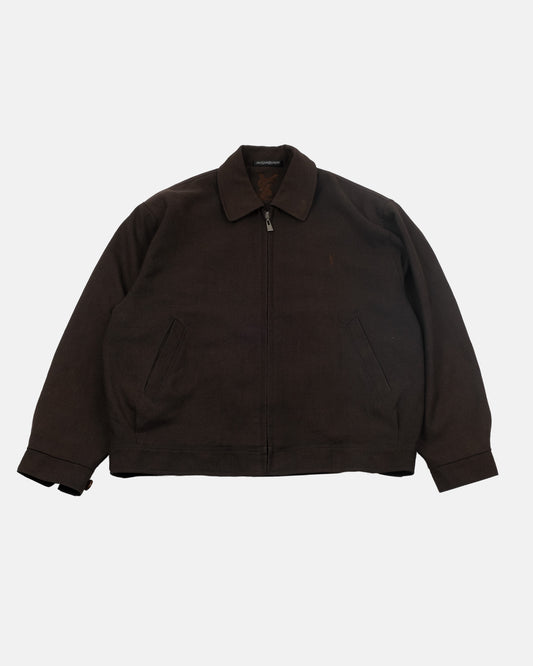 Yves Saint Laurent Brown Harrington Jacket