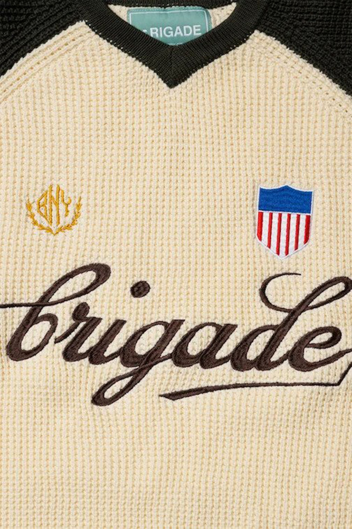 Brigade Ivory Knit Football Kit