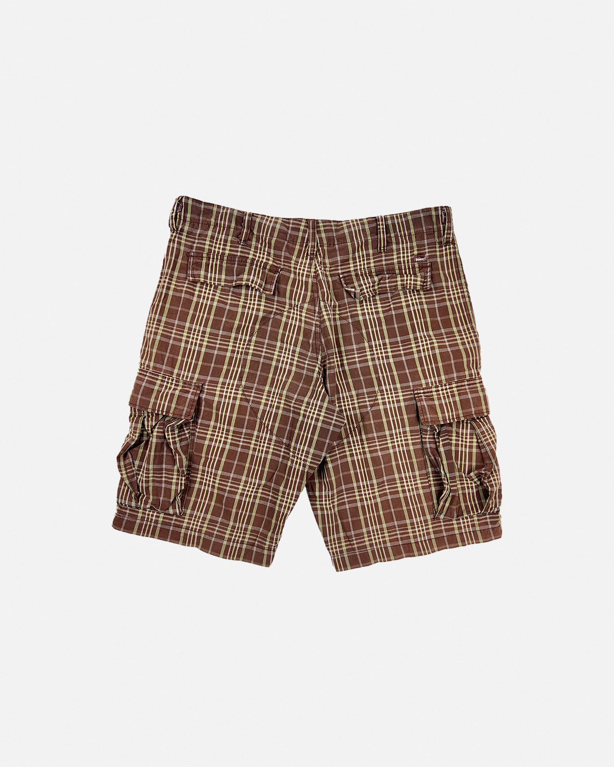 Stüssy Brown Plaid Shorts