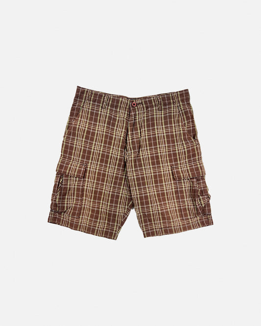 Stüssy Brown Plaid Shorts