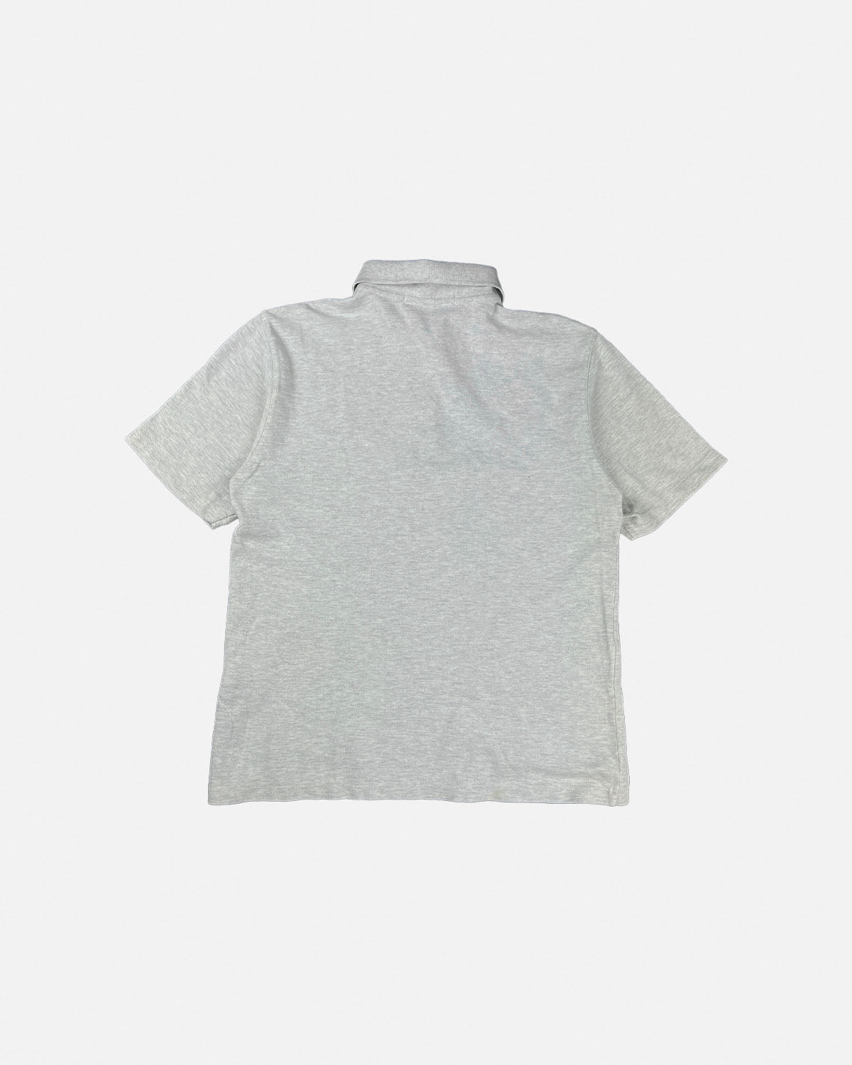 Balenciaga Grey Scattered Letters Polo