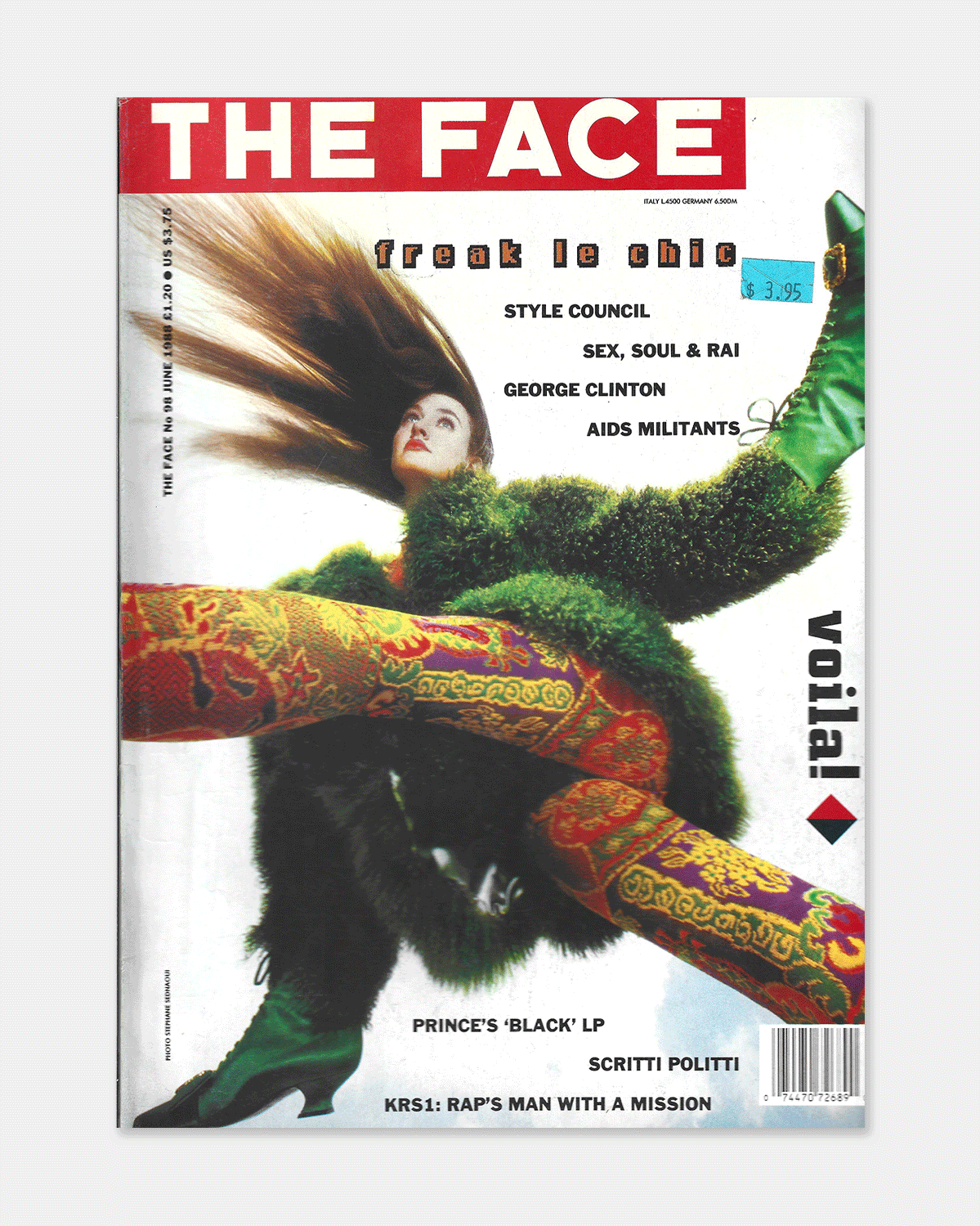 The Face Magazine June 1988 (Vol. 1 - #98 - Stephane Sednaoui)