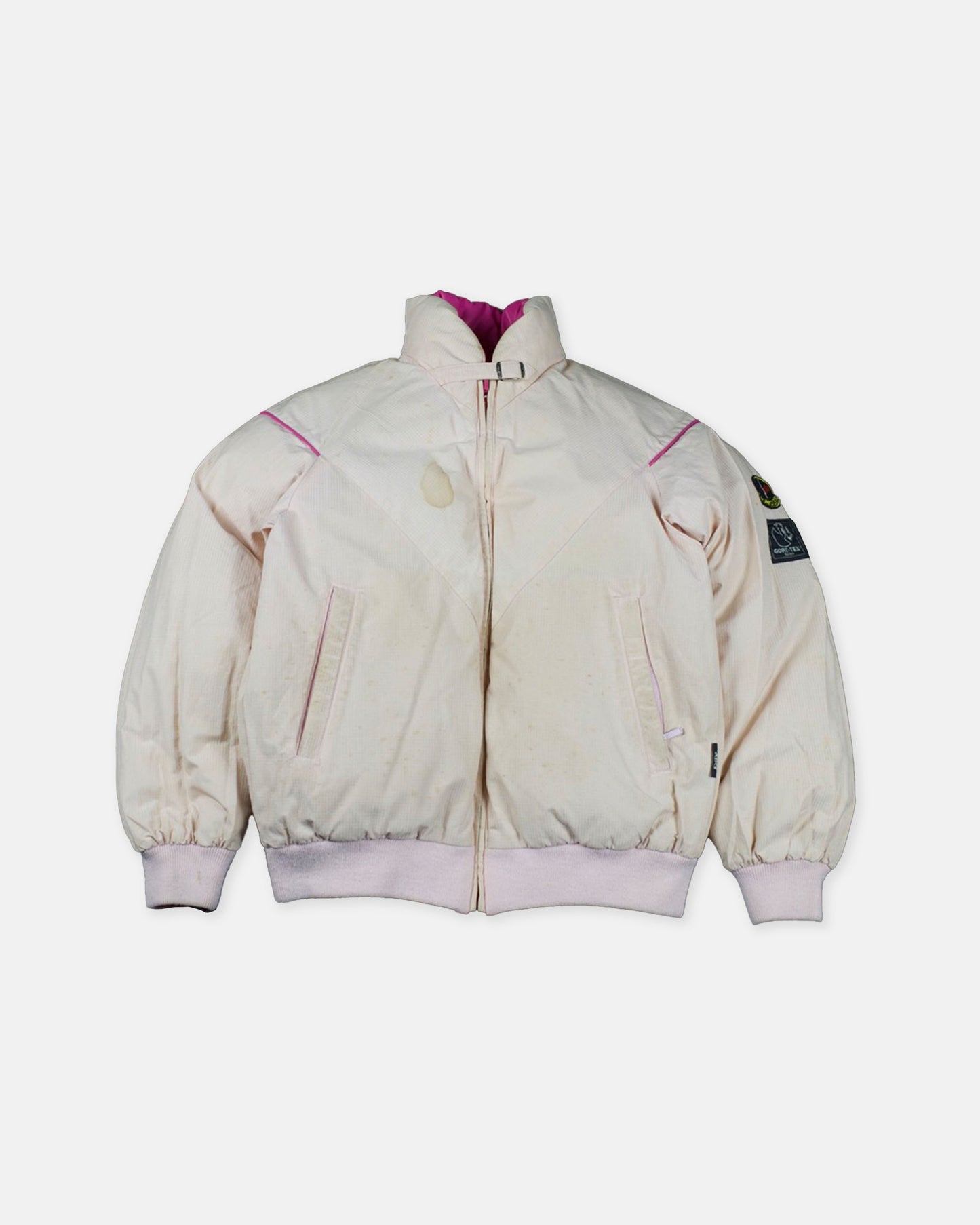 Moncler Pink Reversible Puffer Jacket