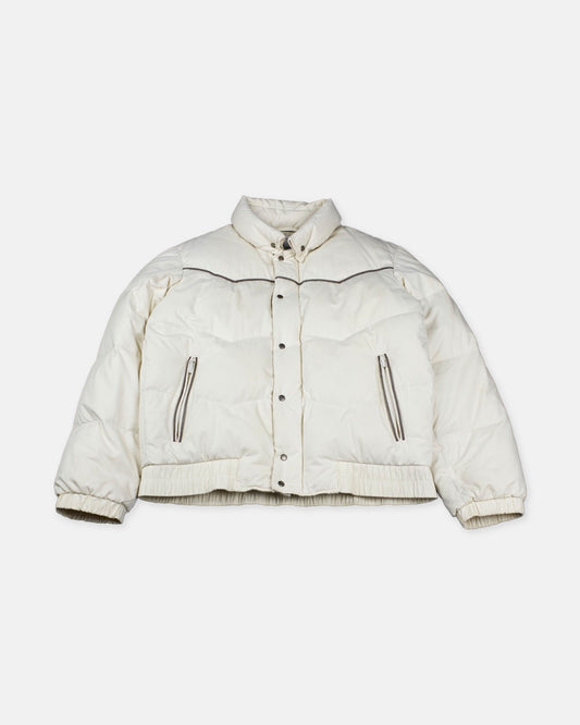Moncler White Puffer Jacket