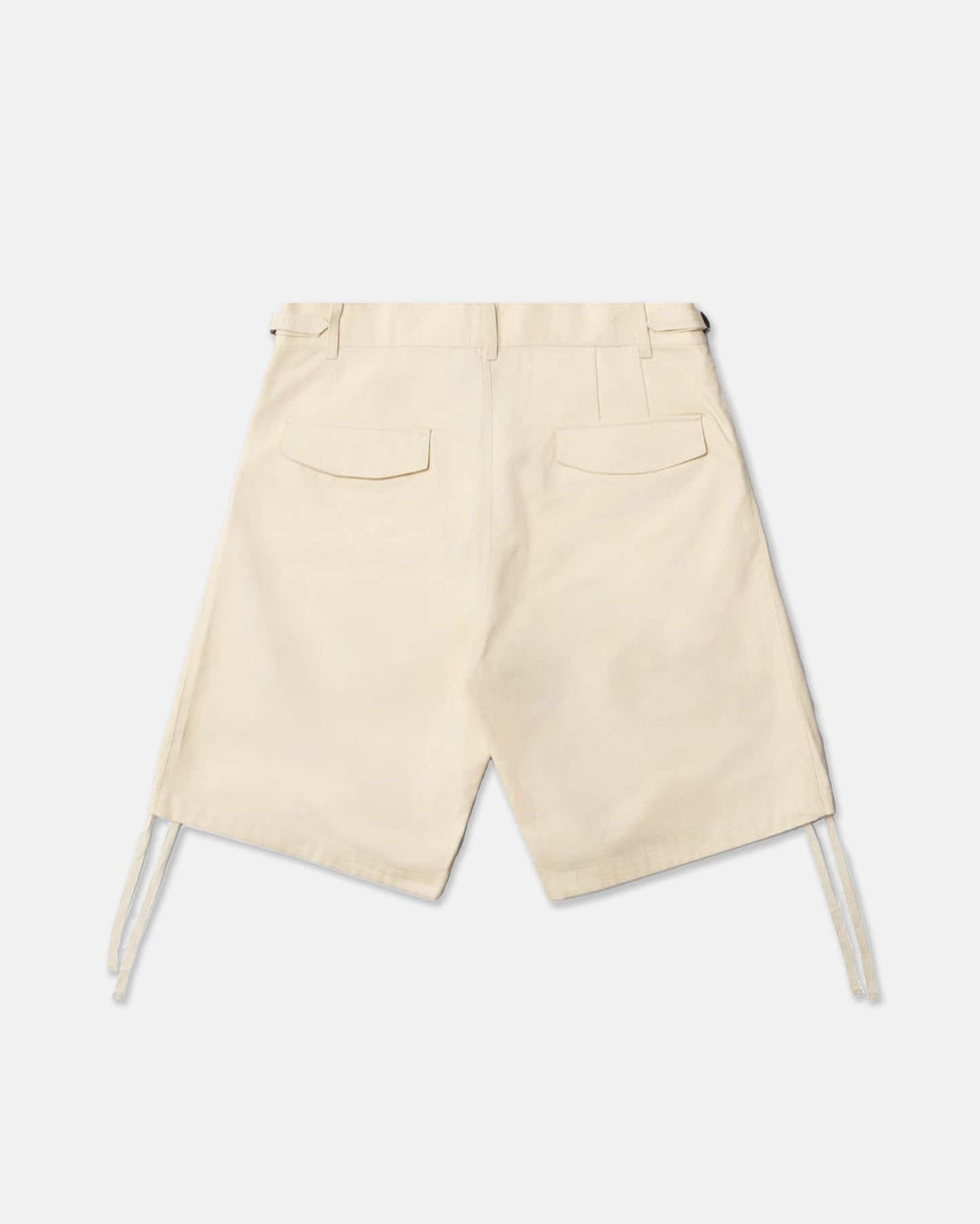 Brigade Cream Wide Cargo Shorts