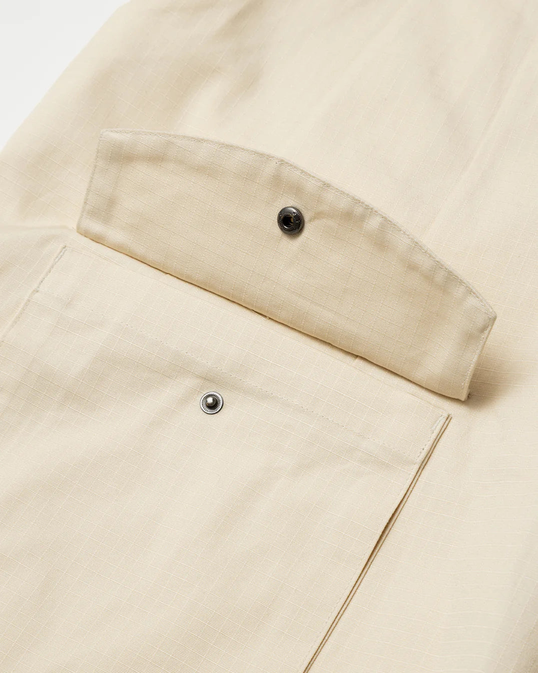 Brigade Cream Wide Cargo Shorts