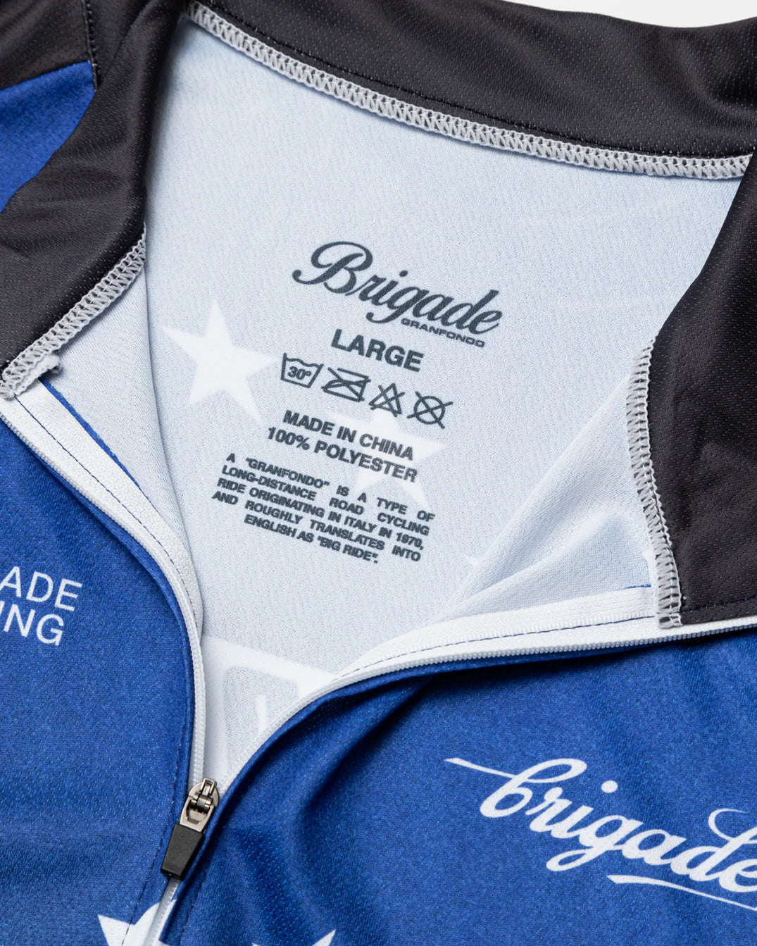 Brigade Blue Granfondo Cycling Jersey