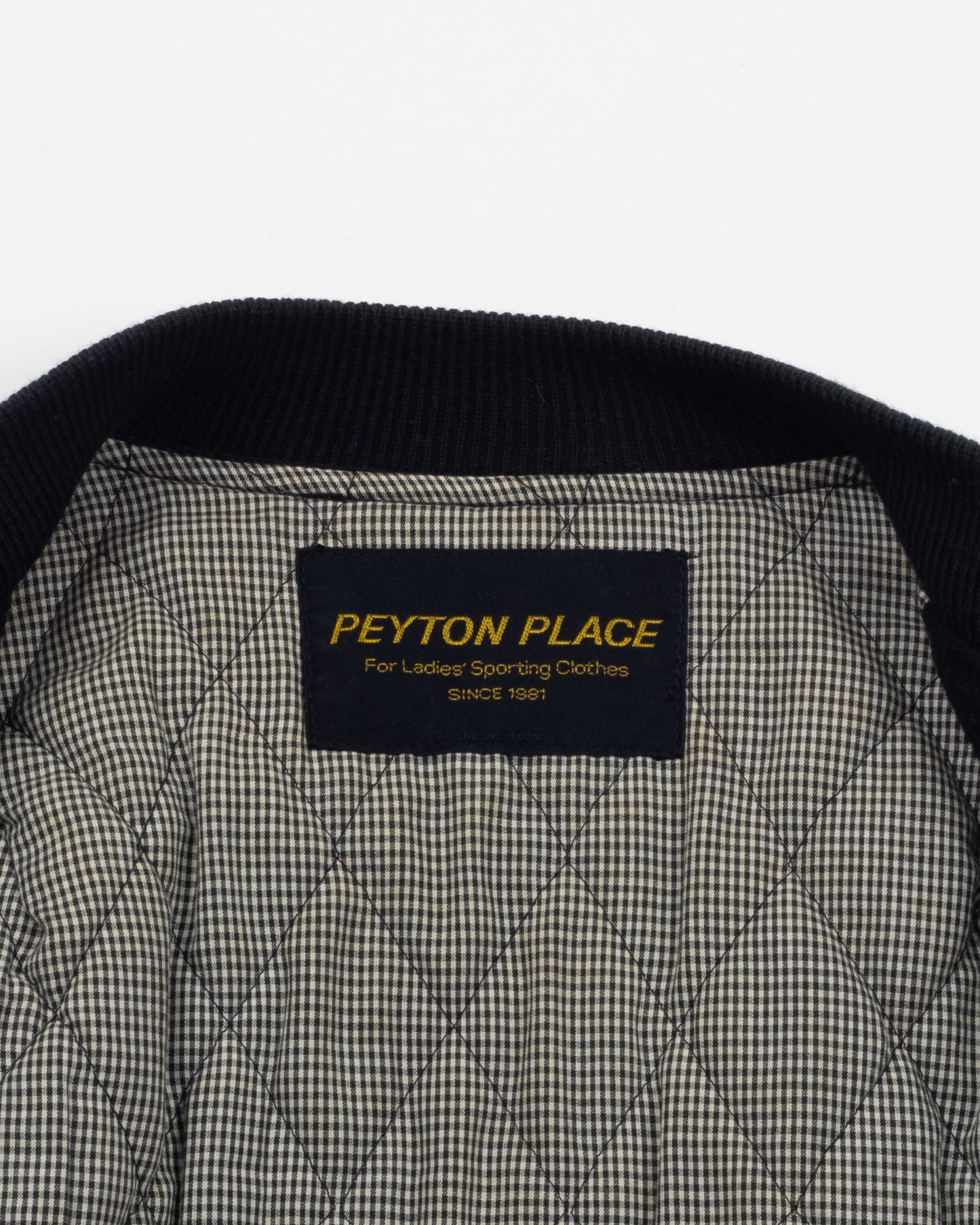 Peyton Place Black Varsity Jacket