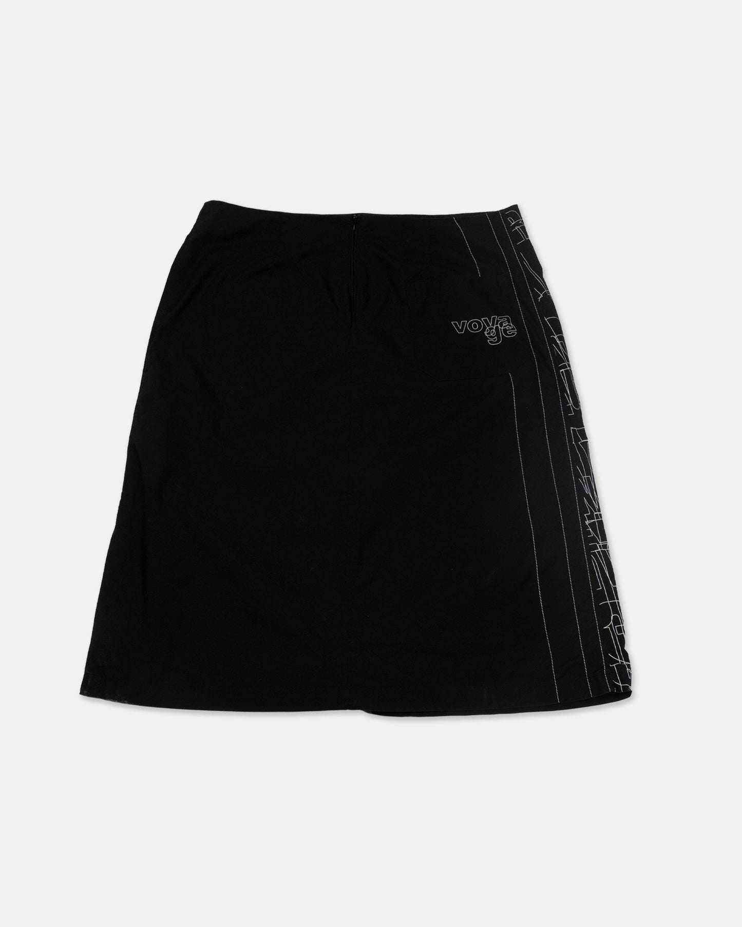 Cop Copine Black Words Skirt