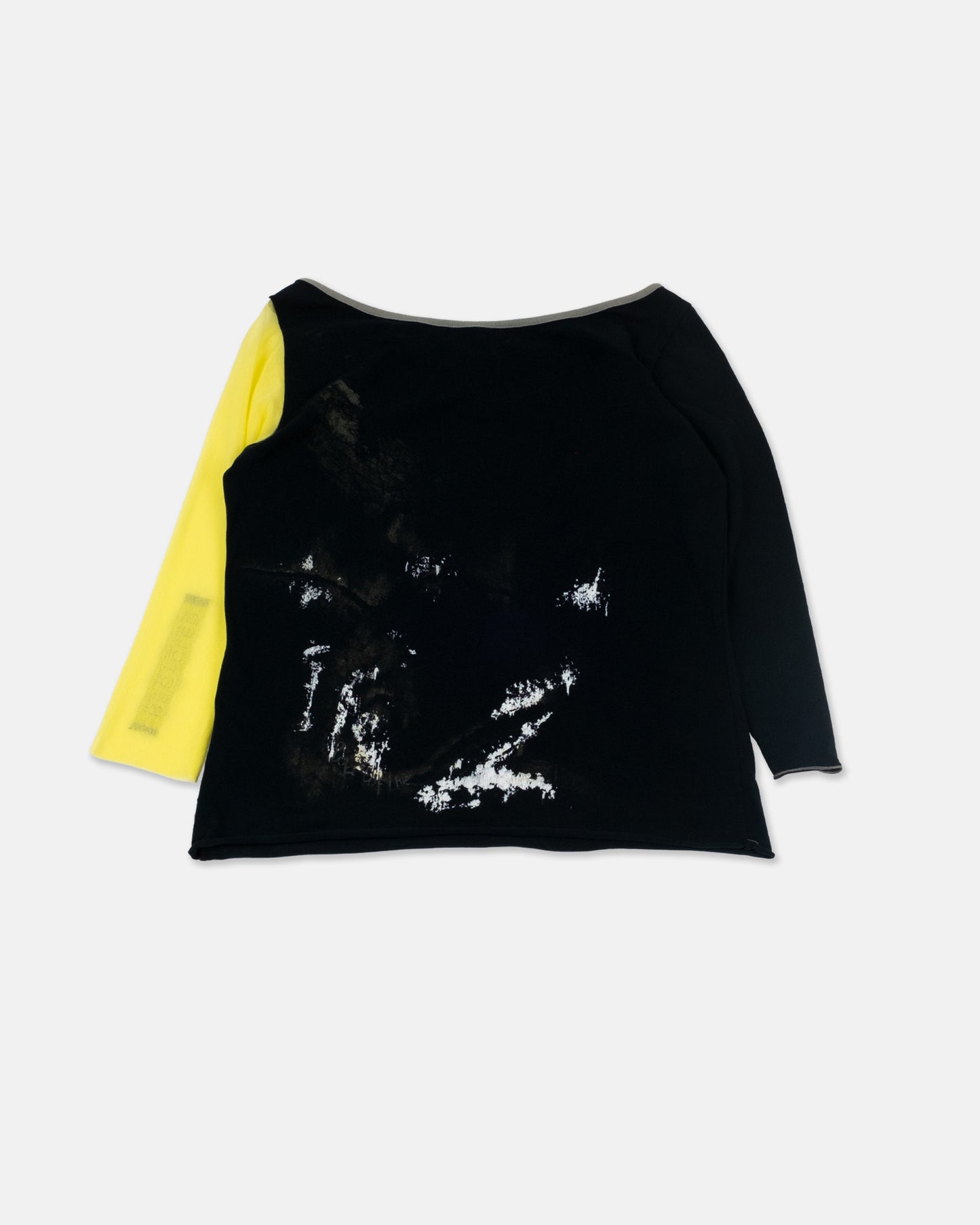 Cop Copine Black/Yellow Mesh Top