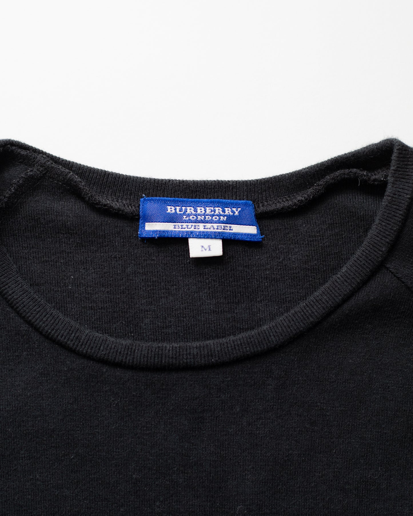 Burberry Blue Label Black "Boyz Baseball" T-Shirt