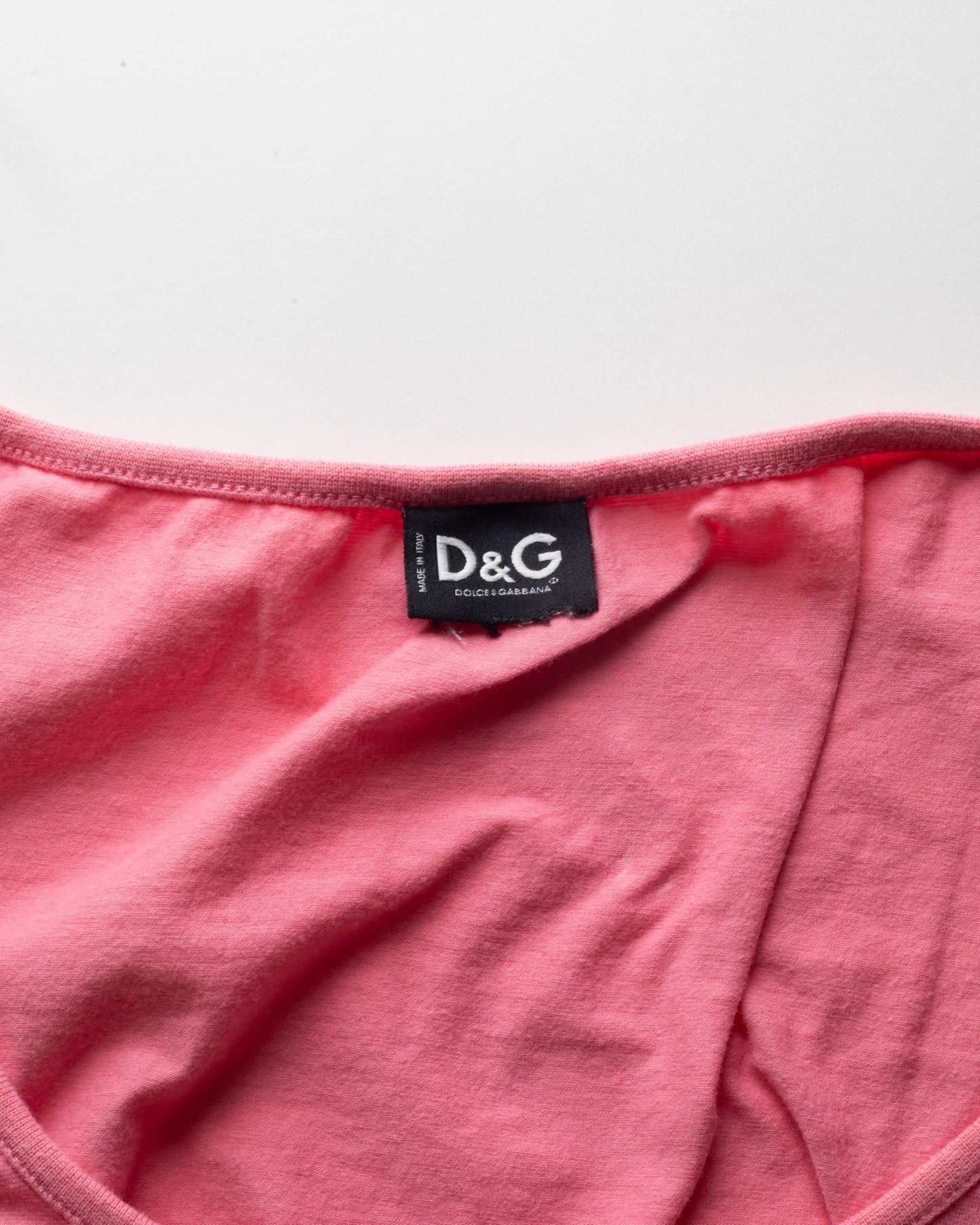 Dolce & Gabbana Pink "Too Cool" T-Shirt