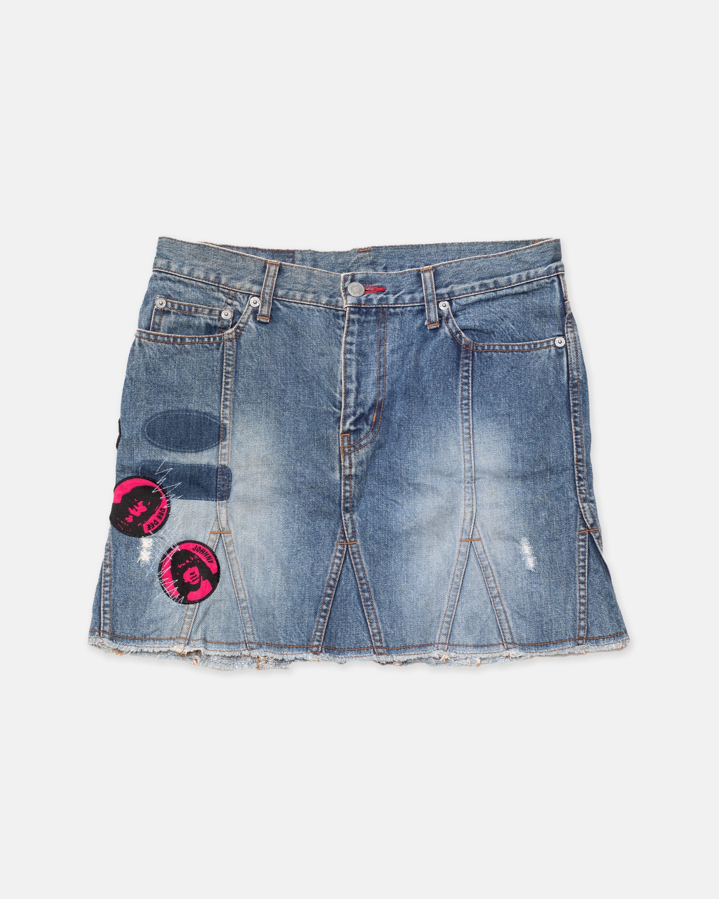 Hysteric Glamour Denim "Ramones" Skirt