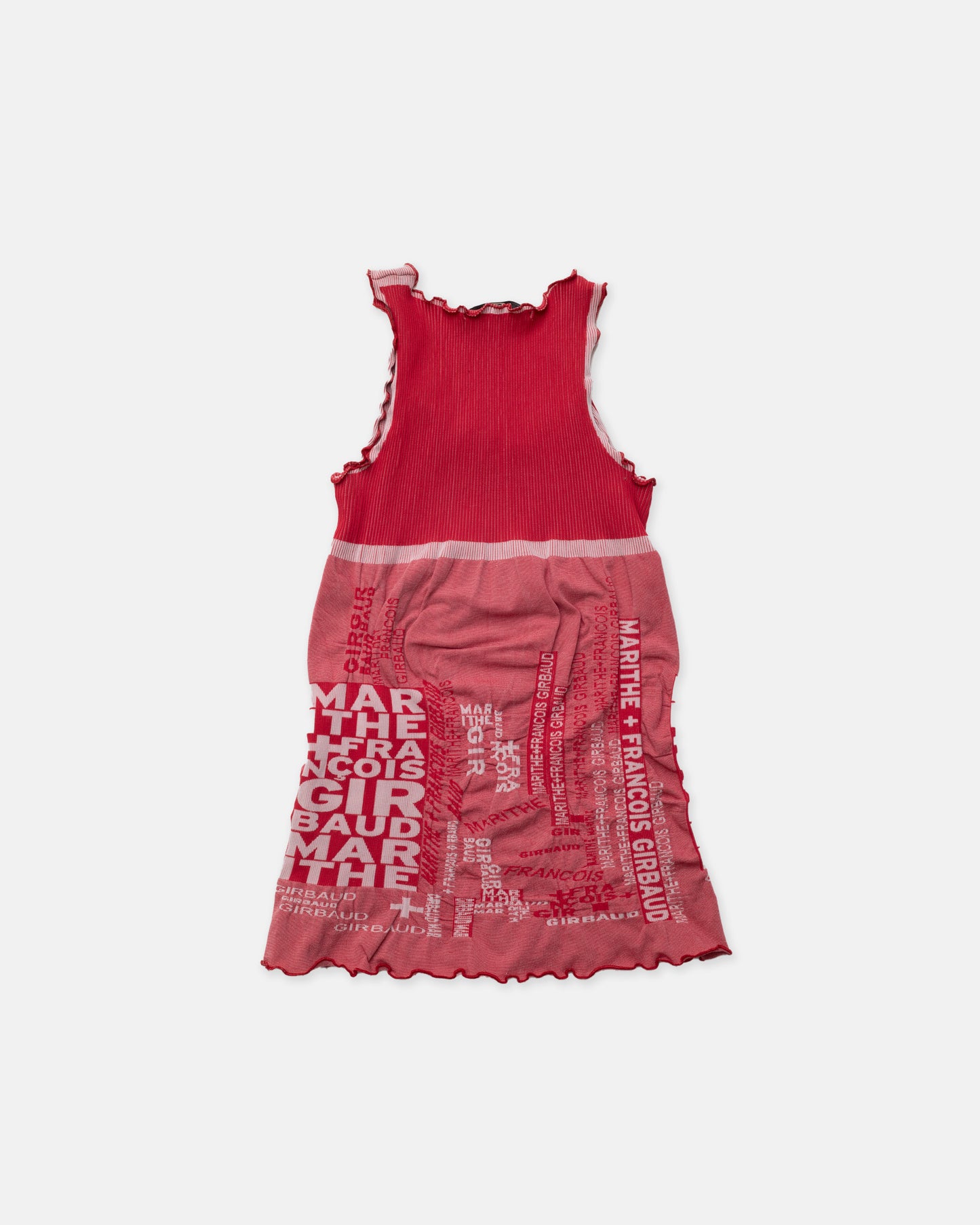 Marithé + François Girbaud Red Script Tank