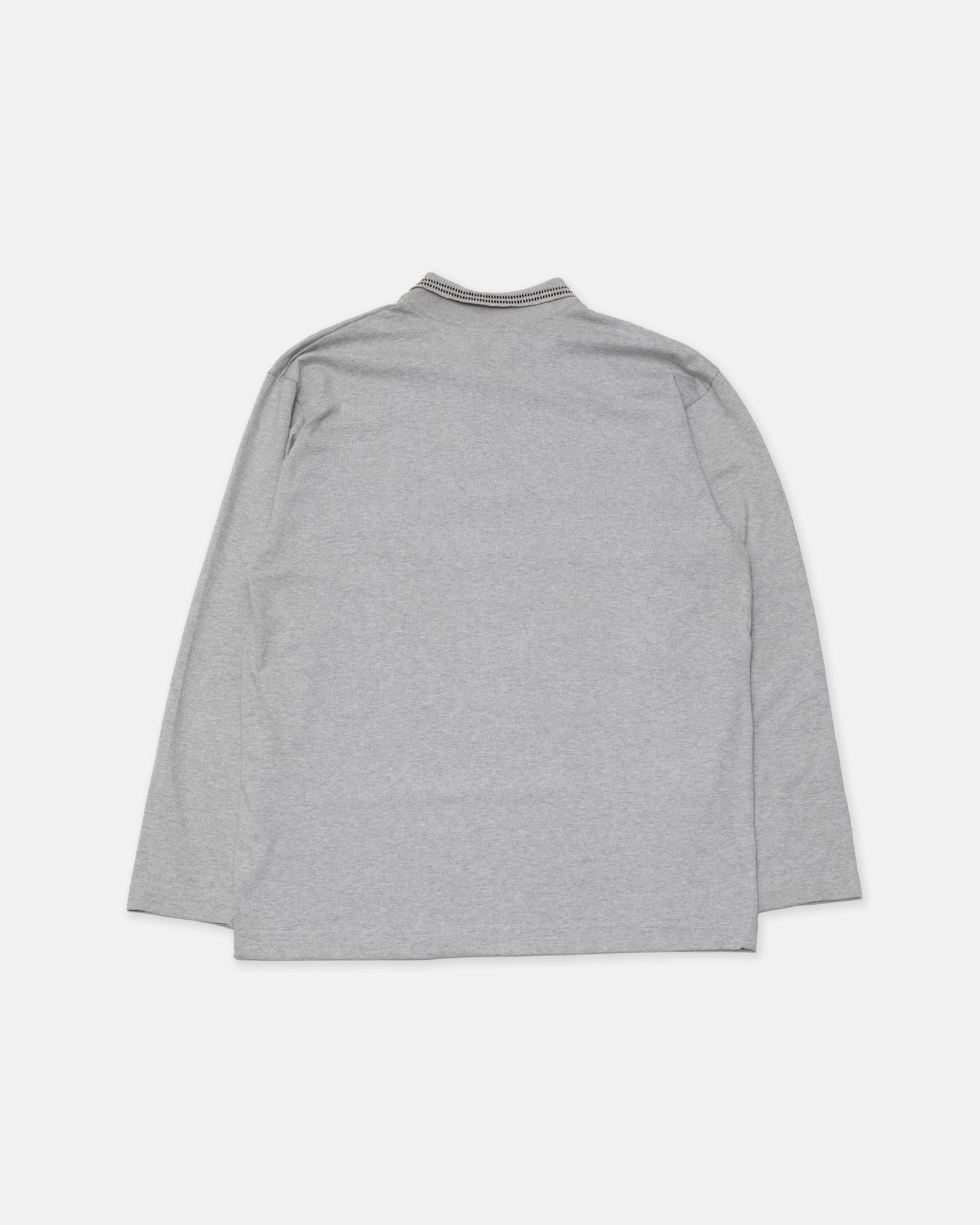 1980s Stüssy Grey Polo Shirt