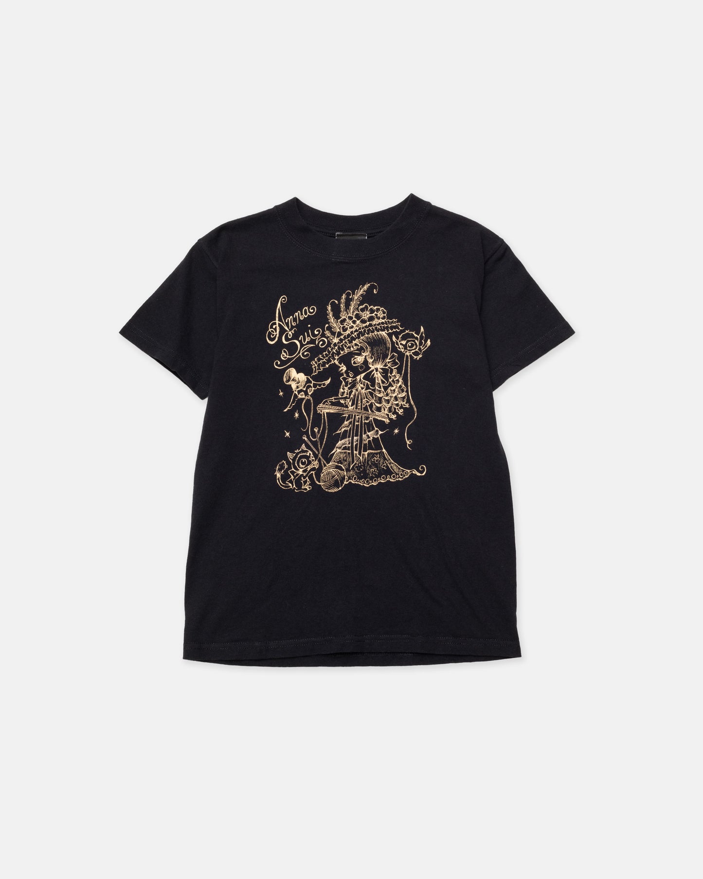 Anna Sui Black/Gold T-Shirt