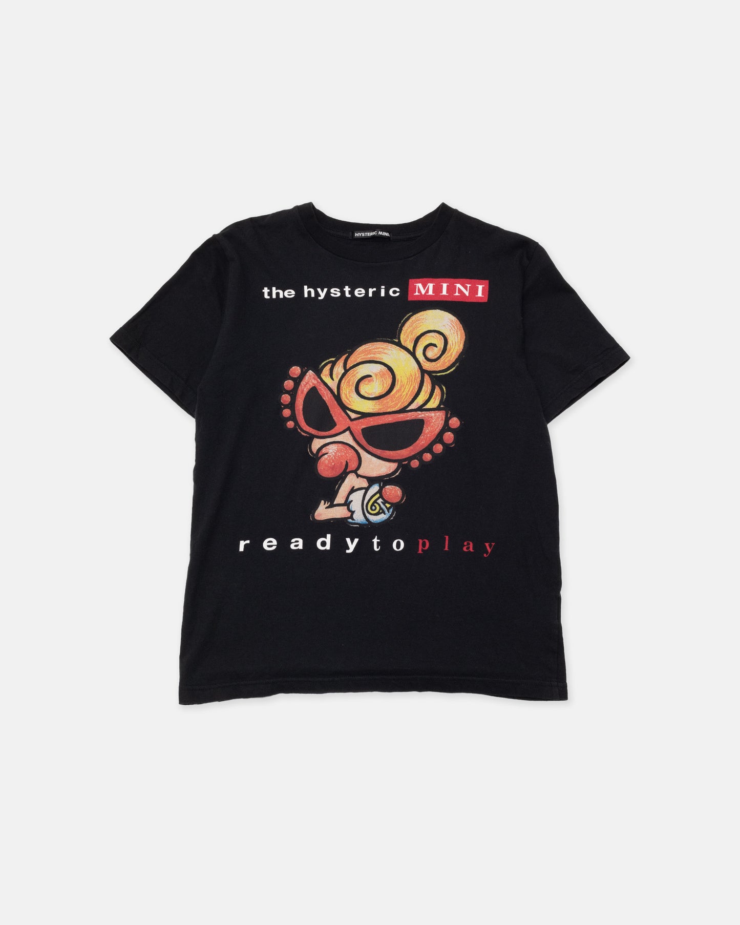 Hysteric Glamour Mini Black "Ready to Play" T-Shirt