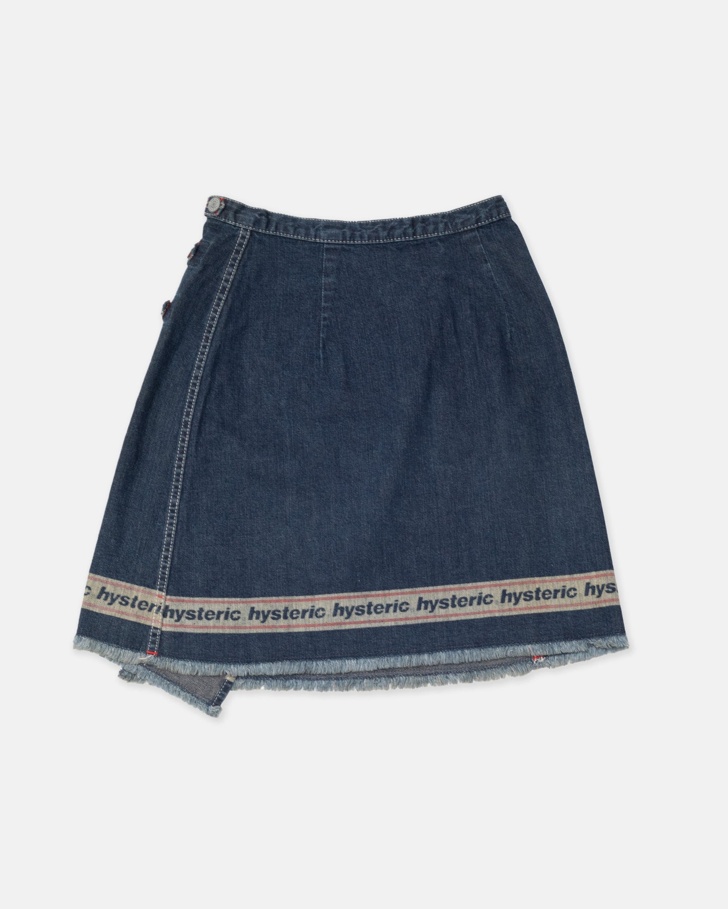 Hysteric Glamour Denim Buckle Mini Skirt