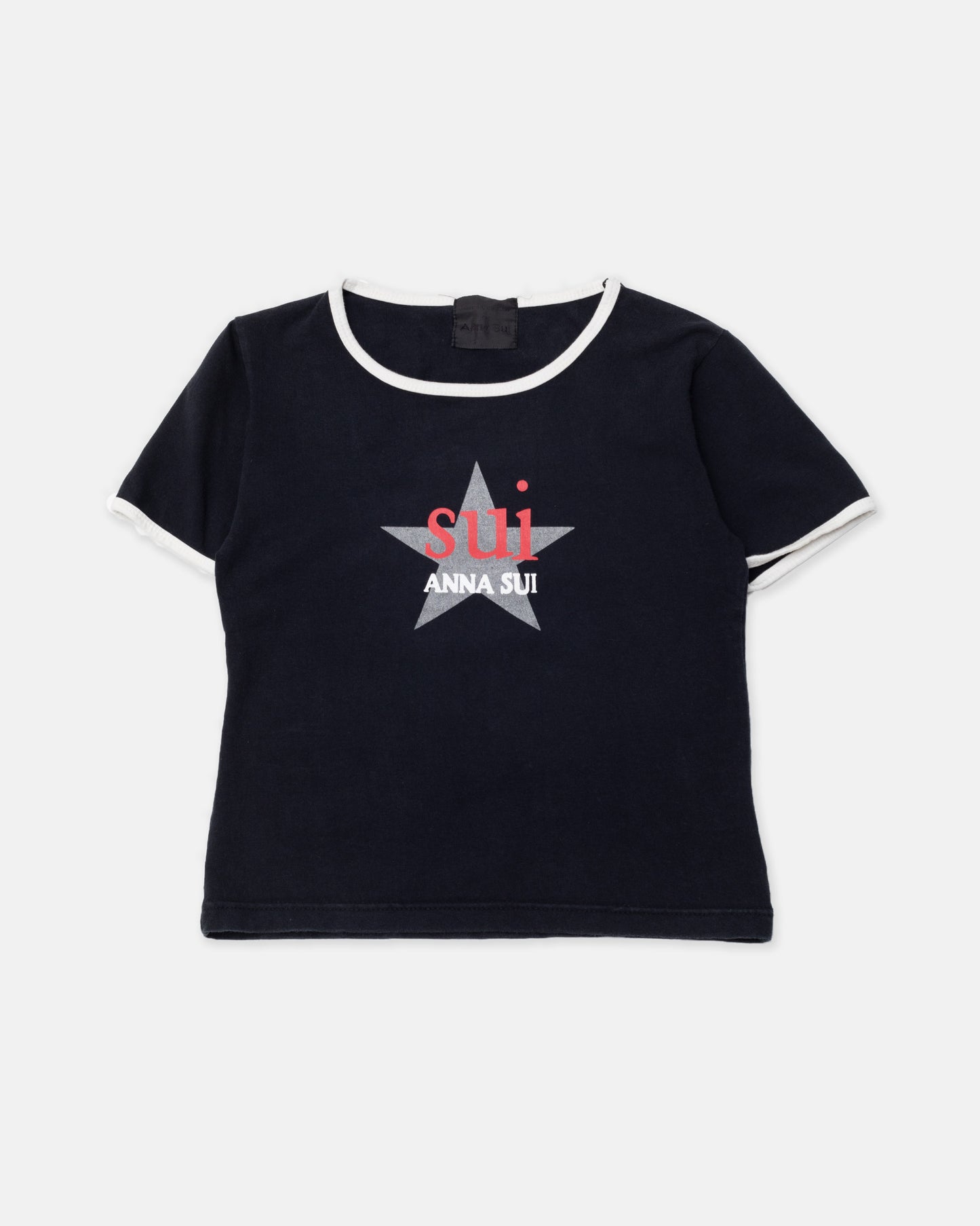 Anna Sui Black/Silver Star T-Shirt