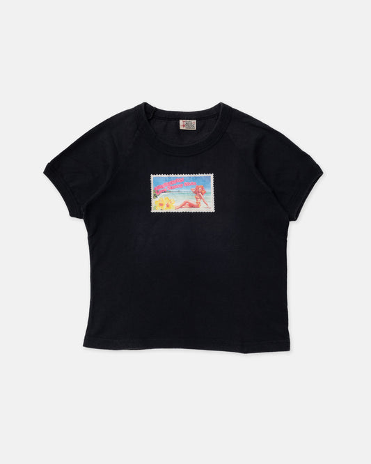 1990s/2000s Stüssy Sista Black "Greetings" T-Shirt