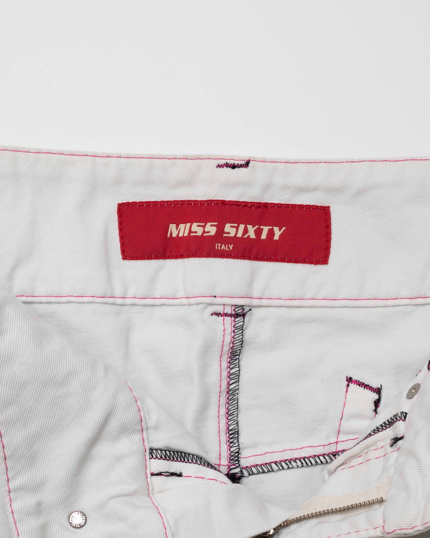 Miss Sixty White Mini Skirt