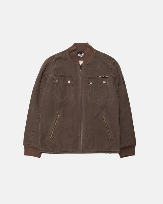 2000s Quiksilver Brown Cotton Jacket