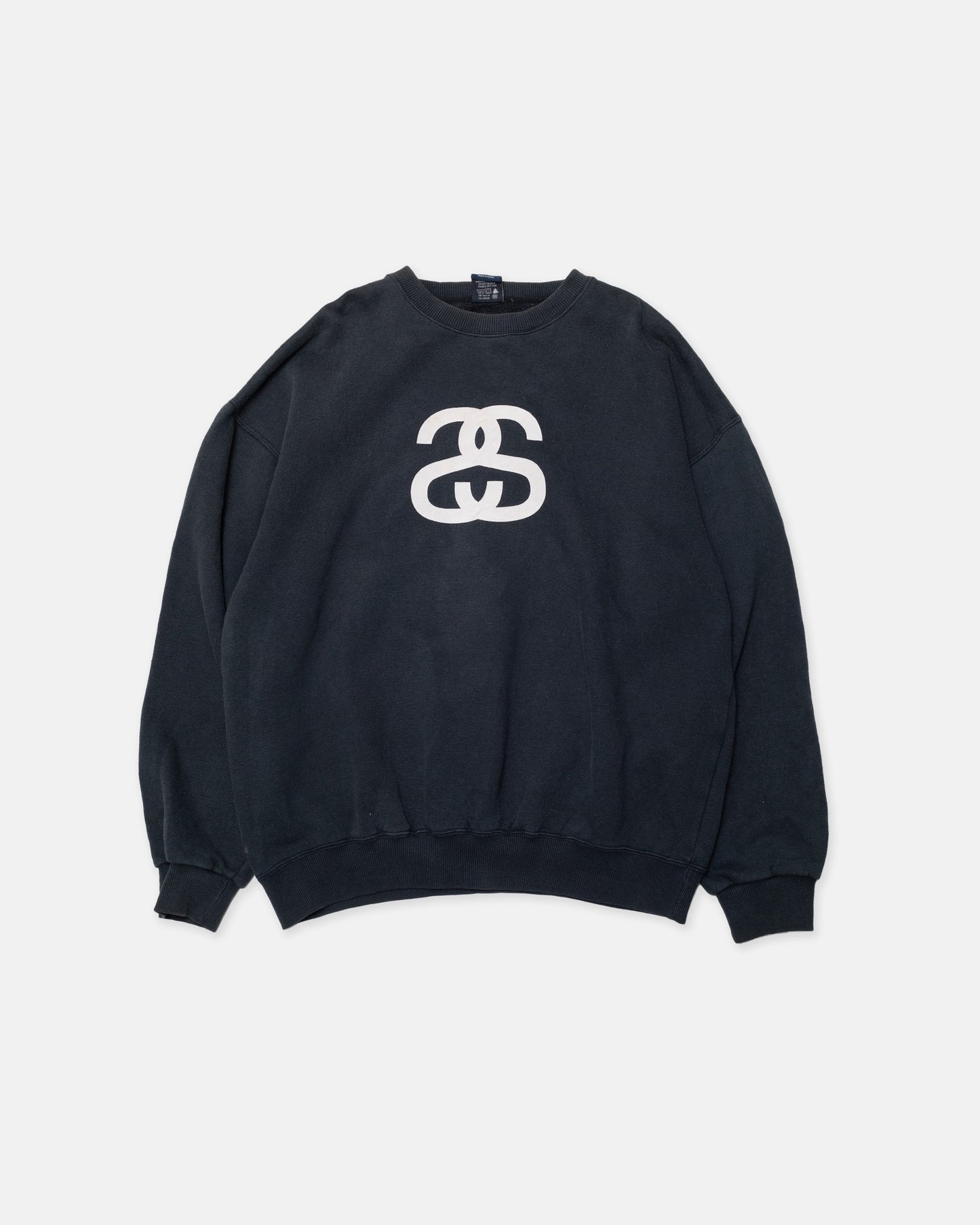 2000s Stüssy Black S-Link Sweatshirt