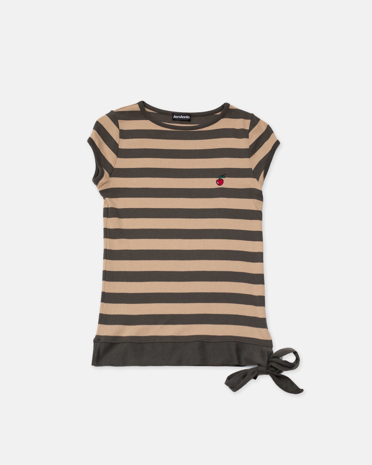 Hysteric Glamour Beige/Grey Striped Top