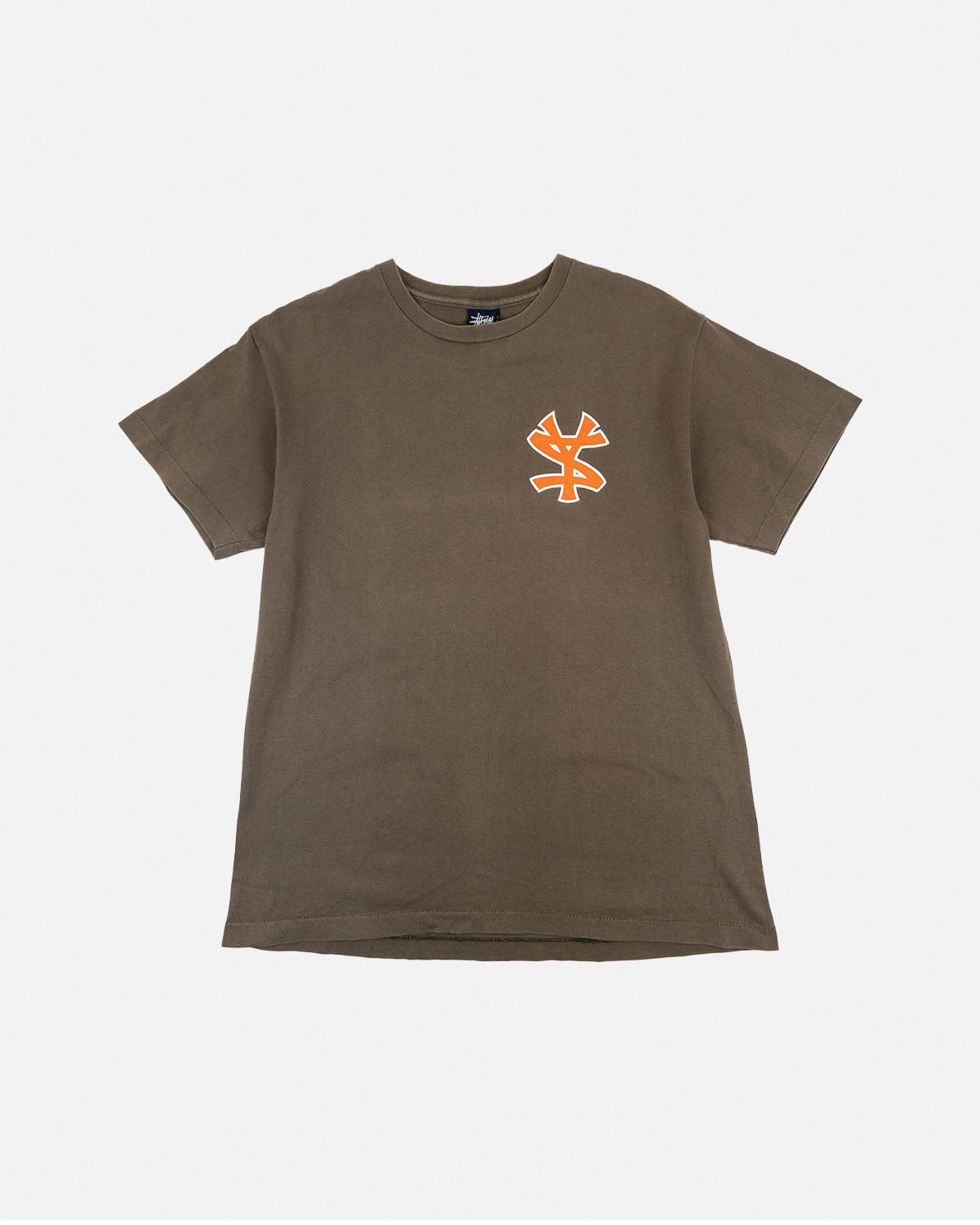 1990s Stüssy Brown/Orange Jersey T-Shirt