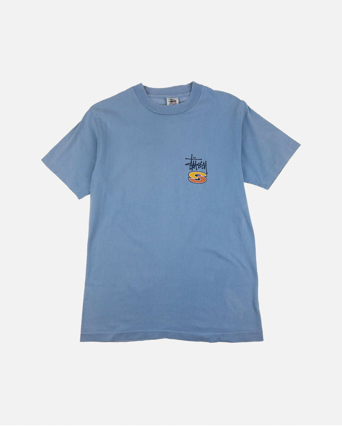 1990s Stüssy Blue "S" T-Shirt