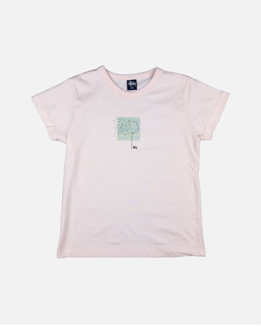 1990s Stüssy Pink Dandelion T-Shirt