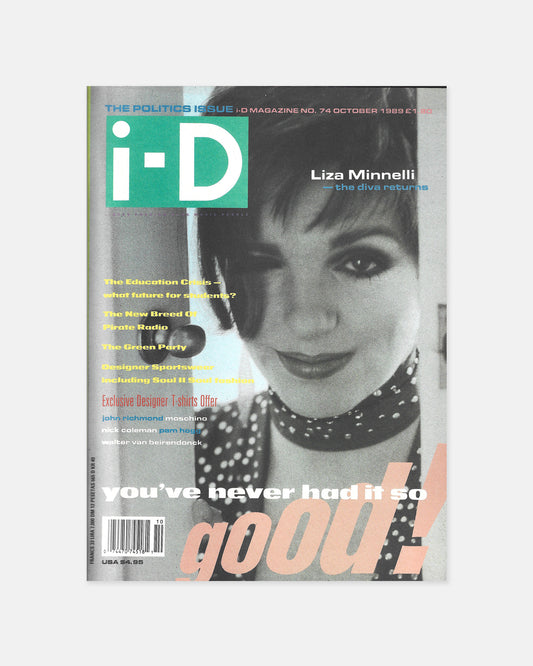 i-D Magazine October 1989 (#74)